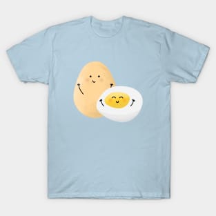 Cute Little Happy Boiled Eggs T-Shirt